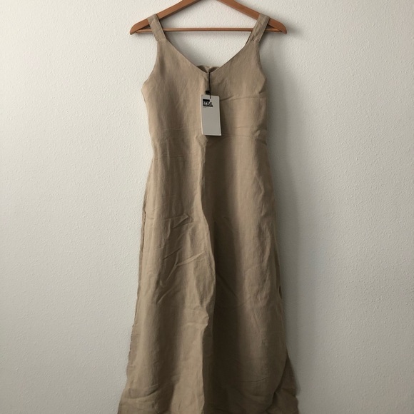 NWT Style Nanda Linen Dress - Picture 2 of 3